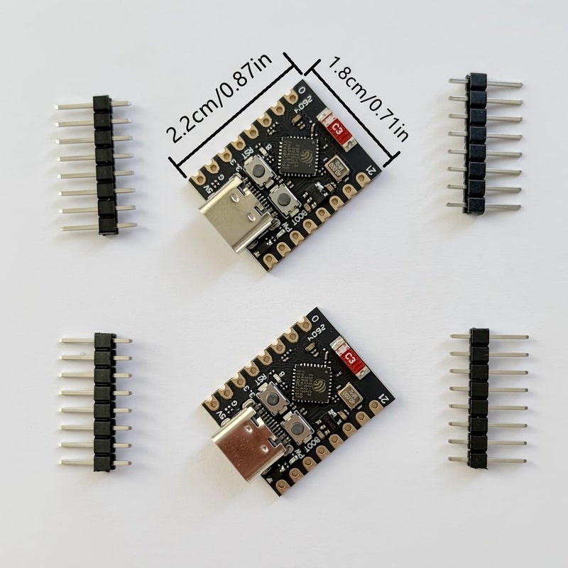 2Pcs ESP32 C3 Supermini Development Board Microcontroller - Image 4