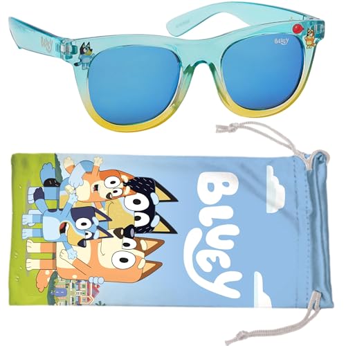 Sun-Staches نظارات شمسية للأطفال من بلوى - نظارات مريحة تحمي من الأشعة فوق البنفسجية للأطفال مع حقيبة حمل ناعمة - ملحق رسمي من بلوى وهدايا - Image 1
