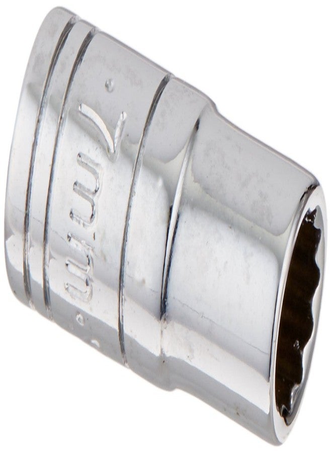 SK Tools USA 1/4" Drive, 7MM, 12 Point, Standard Chrome Socket | 43706 - Image 1