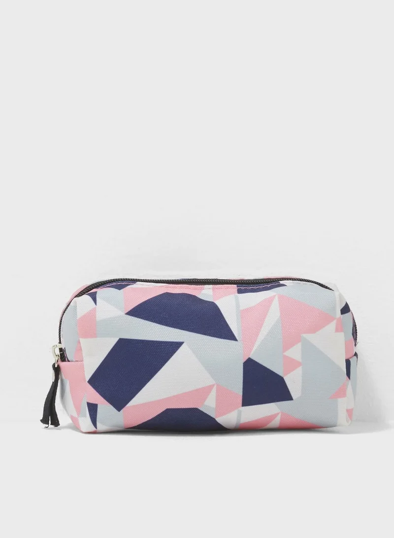 AURORA Cosmetic Bag - Geo Print