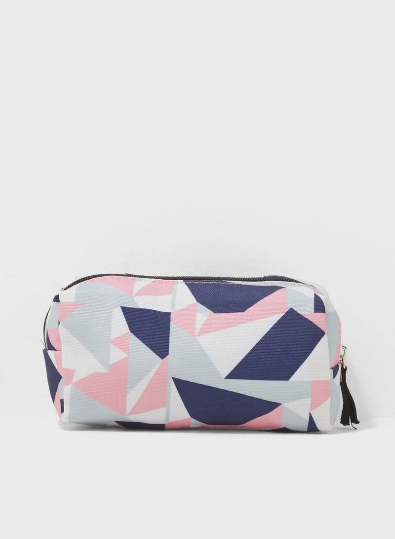 AURORA Cosmetic Bag - Geo Print
