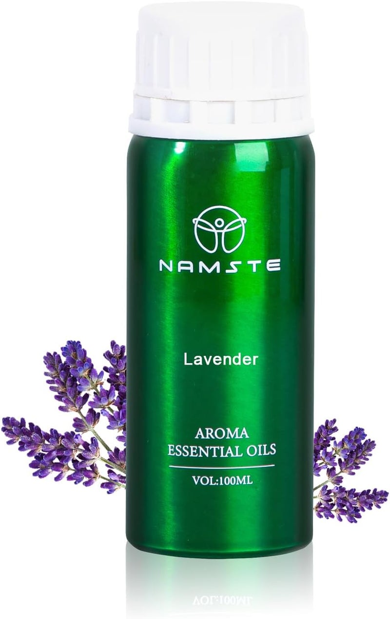 Aroma Essential Oil, 100ml Lavender Collection Scents Diffuser Oil, 100% Pure Natural Essential Oils, Blend of Lavender, Rose, Musk for Home Aroma Device - Image 1