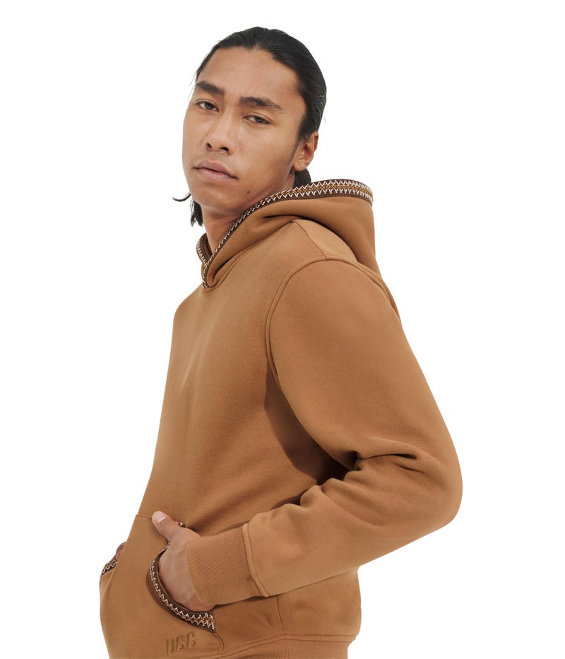 UGG Men's Tasman Hoodie Sweatshirt, Chestnut, XXL - Image 3