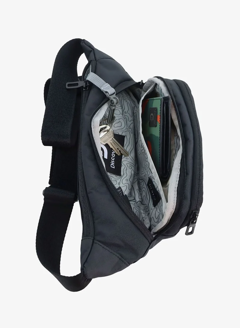 Discovery  Downtown Waist Bag Unisex – Eco Recycled Hips Belt Bag with Dual Compartments, Phone Pocket & Adjustable Strap | Travel, Sports & Daily Use  | Best Price UAE