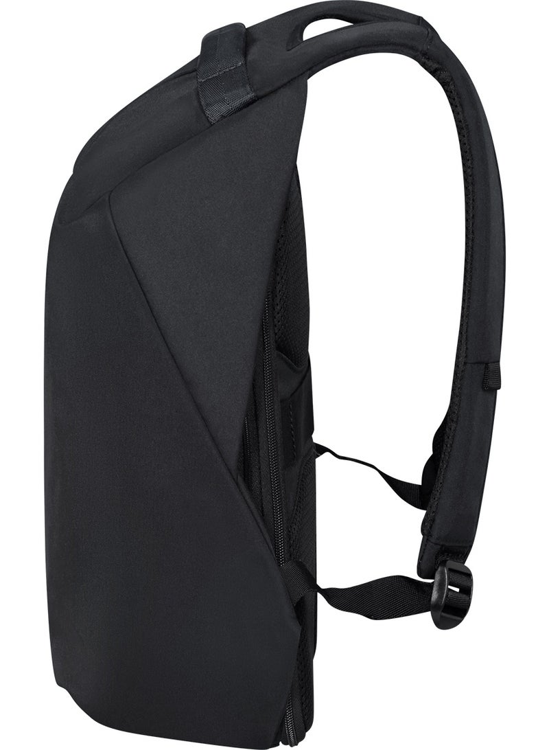 Samsonite Securipak 14.1" Laptop Backpack Polyester, Green|Ergo Back & Shoulder|RFID Protection|Bottle Holder|Smart Sleeve|Back Open Design|Anti-Cut Lining - 2 Years International Warranty - Image 2