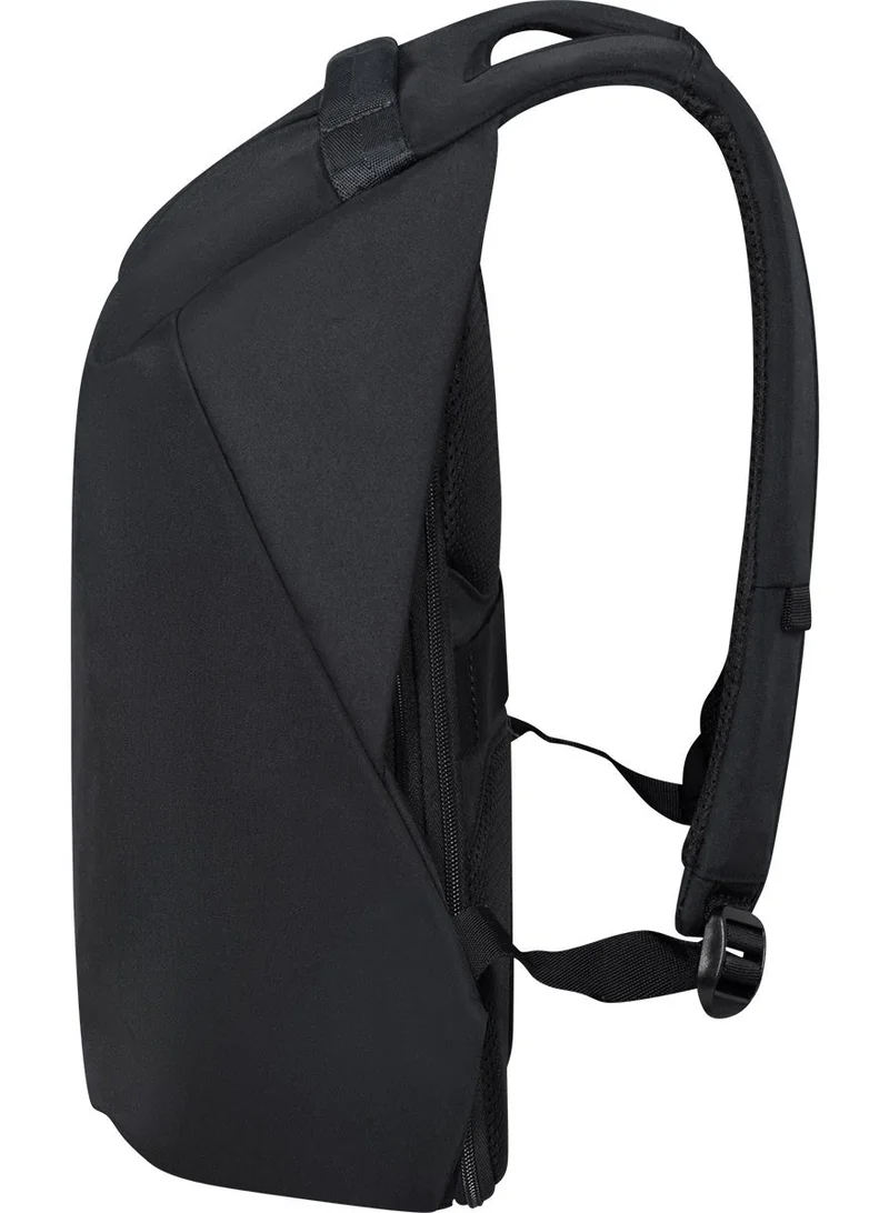 Samsonite  Securipak 14.1" Laptop Backpack Polyester, Green|Ergo Back & Shoulder|RFID Protection|Bottle Holder|Smart Sleeve|Back Open Design|Anti-Cut Lining - 2 Years International Warranty  | Best Price UAE