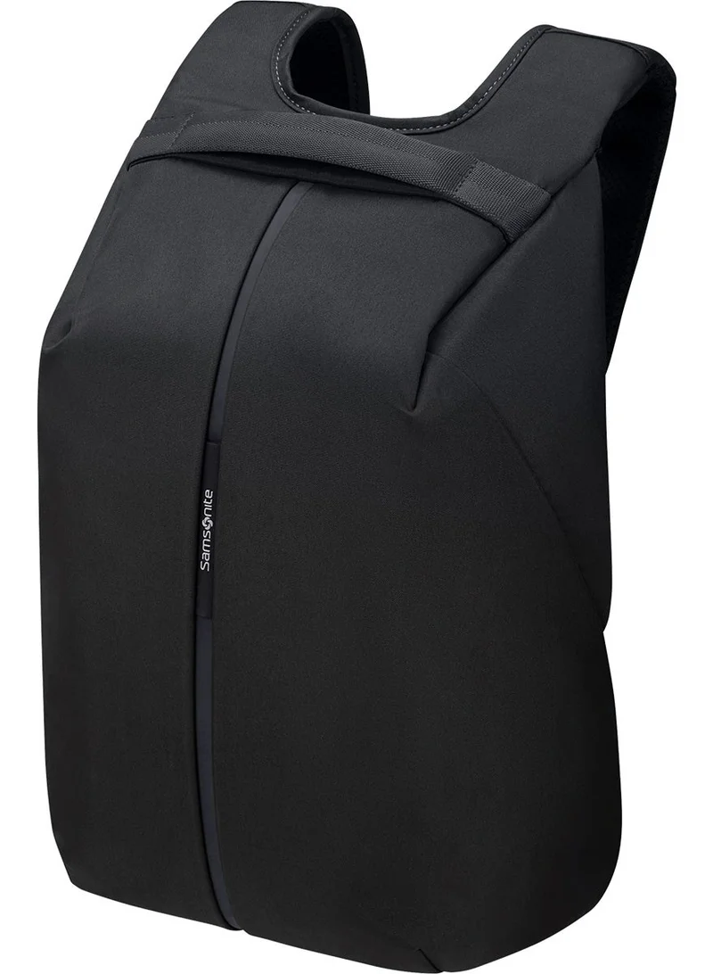 Samsonite Securipak 14.1" Laptop Backpack Polyester, Green|Ergo Back & Shoulder|RFID Protection|Bottle Holder|Smart Sleeve|Back Open Design|Anti-Cut Lining - 2 Years International Warranty