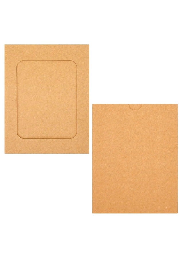 20Pcs Paper Photo Frames, 4x6 Inch Kraft Paper Picture Frames, Hanging Photo Display Banner, DIY Clip Photo Display Holders for Home, Office, Wedding, and Party Decor  - Image 4