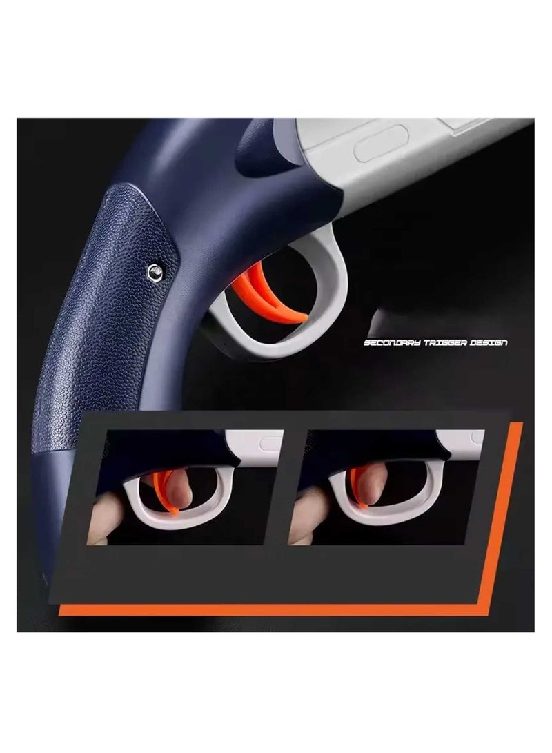 Toyland Double Barrel 2 in 1 Blast Gun with Foam Bullets & Shell Ejection Shot Gun Toy for Kids - Image 4