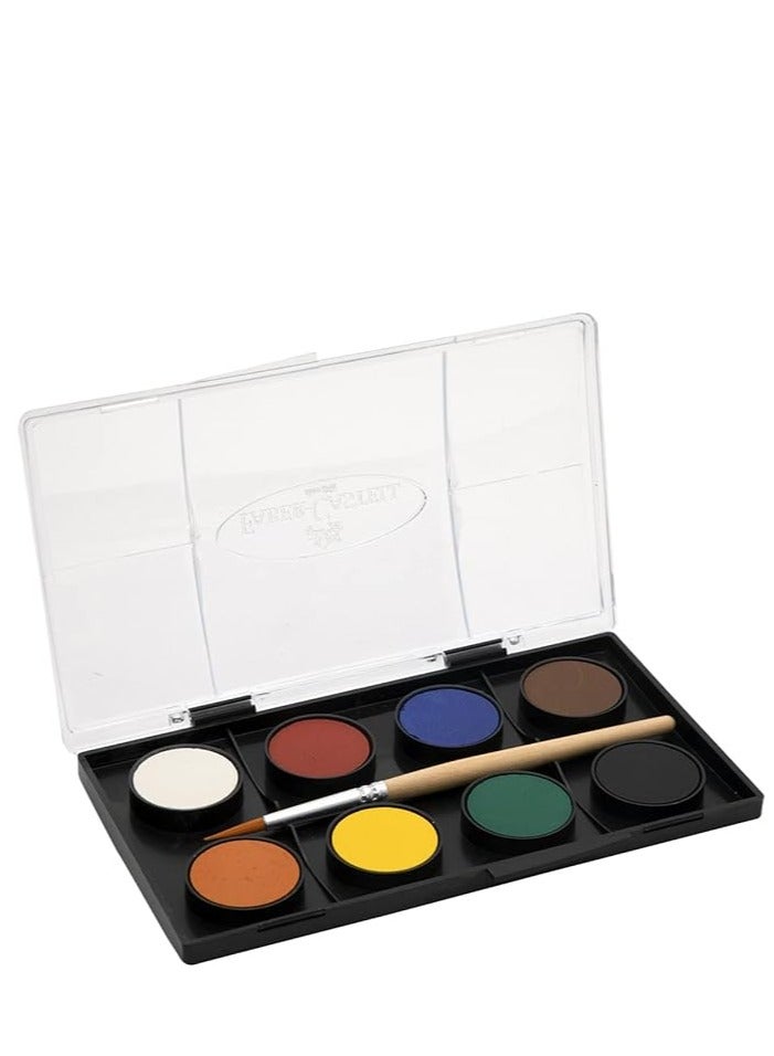 Faber-Castell Water Color 8 colors with a brush with a diameter of 24 mm Multicolor Pack Of 2 - Image 3