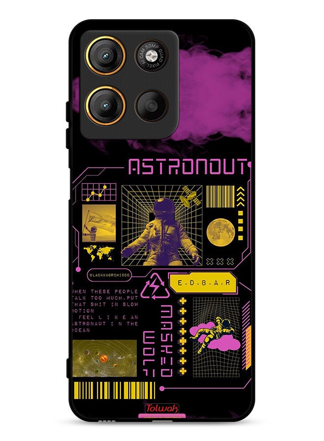 Tolwak Motorola Moto G15 Protective Case Cover Astronaut Sticker