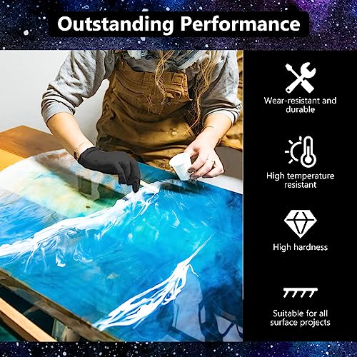 KISREL Epoxy Resin 82OZ - Crystal Clear Epoxy Resin Kit - No Yellowing No Bubble Art Resina Casting for Art Crafts, Jewelry Making, Wood & Molds(41OZ x 2) - Image 4