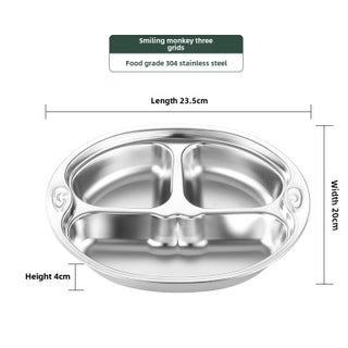 304 Stainless Steel Partitioned Dinner Plate for Kids Monkey Plate - pzsku/Z60AF37EB7F516AB297D5Z/45/1746222442/7a93e516-a3e7-44f2-9de3-30c578327bb8