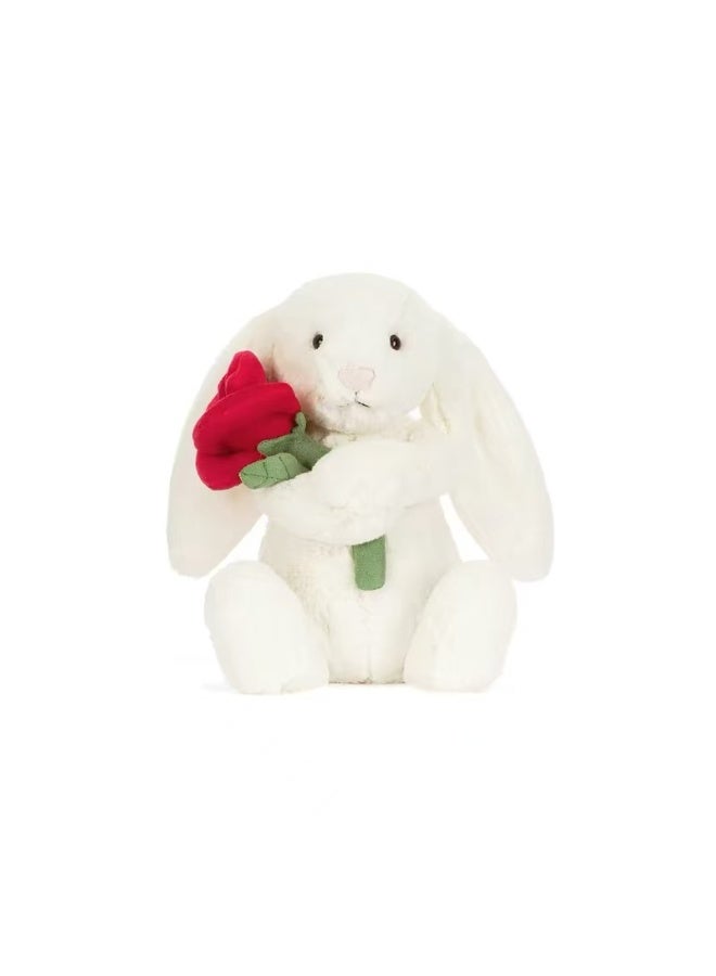 Jellycat ivory embrace rose Bonnie rabbit doll plush doll rabbit birthday gift - Image 4