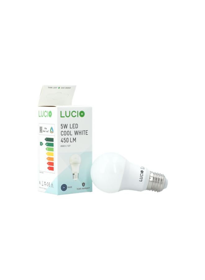 Lucio 3-Pieces 6500K 5W E27 LED Bulb Set Cool White 3897325276008-3PCS - Image 3