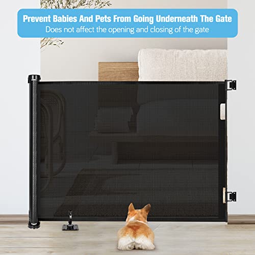 GRENFU Mesh Dog Gate Floor Adhesive Hooks 2-Pack No Drilling Retractable Baby Gates Hooks Prevent Babies and Pets from Going Under The Mesh Baby Gate Ground Anchor Hooks Ideal for Securing to Floors, Stairs - Image 2