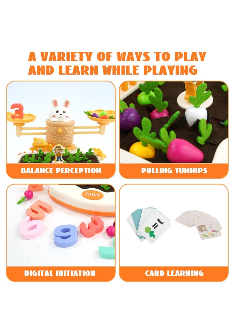 KASTWAVE Balance Math Game for Age 3-5 89 PCS Balance Counting Toys STEM Math Toy Montessori Toy Preschool Educational Toys Early Math Teaching  Fun Children's Gift Learning Balance Skill Number Toy - Image 3