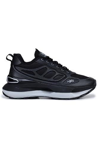Columbus TRAILBLAZE Sports Shoe - Running Shoe| Walking Shoe| Training & Gym Shoe| Outdoors Shoe for Men's, (Black,Silver), UK6 - Image 3