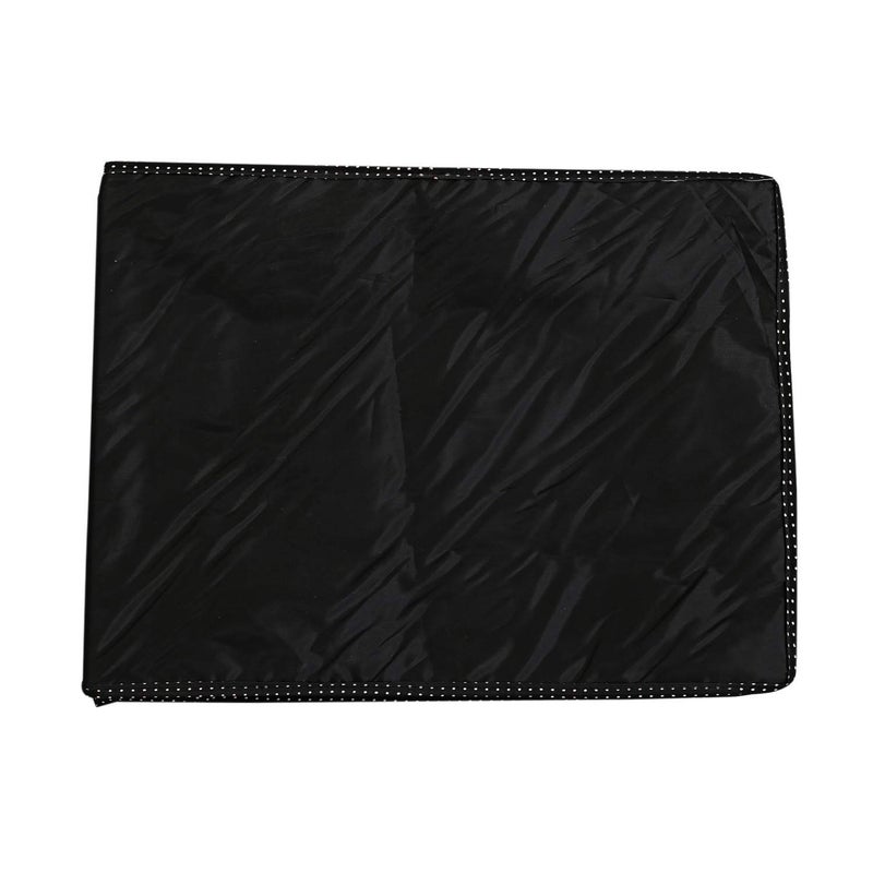 Kuber Industries Heart Home shirt cover bag for storage Garment Foldable Shirt Cover Storage Organizer Tshirt Trousers Jeans Clothes Organizer Black - Image 4