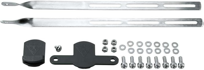 TOPEAK Extra Long Tubular Rack Bike Mounting Brackets, silver, 34.5 cm - Image 2