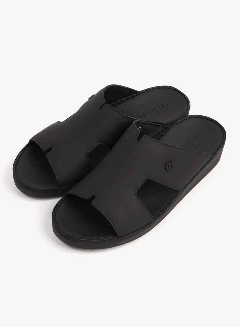 UOMO Cavalier  UOMO CAVALIER LUXURIOUS ARABIC SANDLS FOR MEN'S BLACK for Men | Best Price UAE