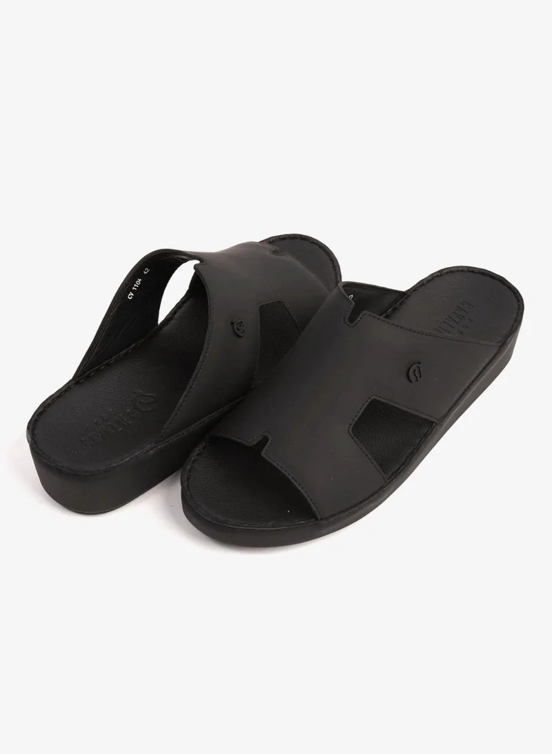 UOMO Cavalier  UOMO CAVALIER LUXURIOUS ARABIC SANDLS FOR MEN'S BLACK for Men | Best Price UAE