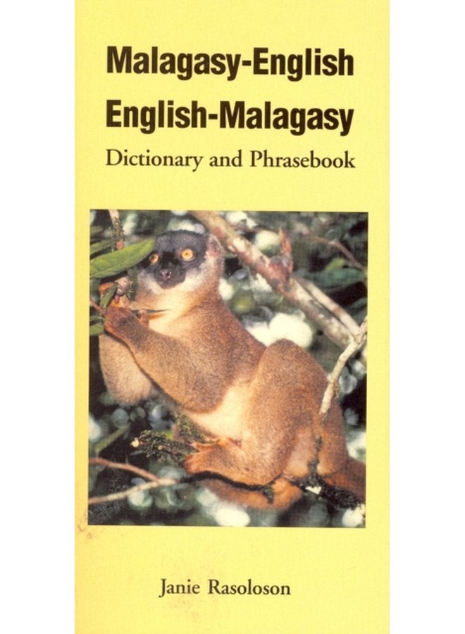 Malagasy English English Malagasy Dictionary Phrasebook - Paperback