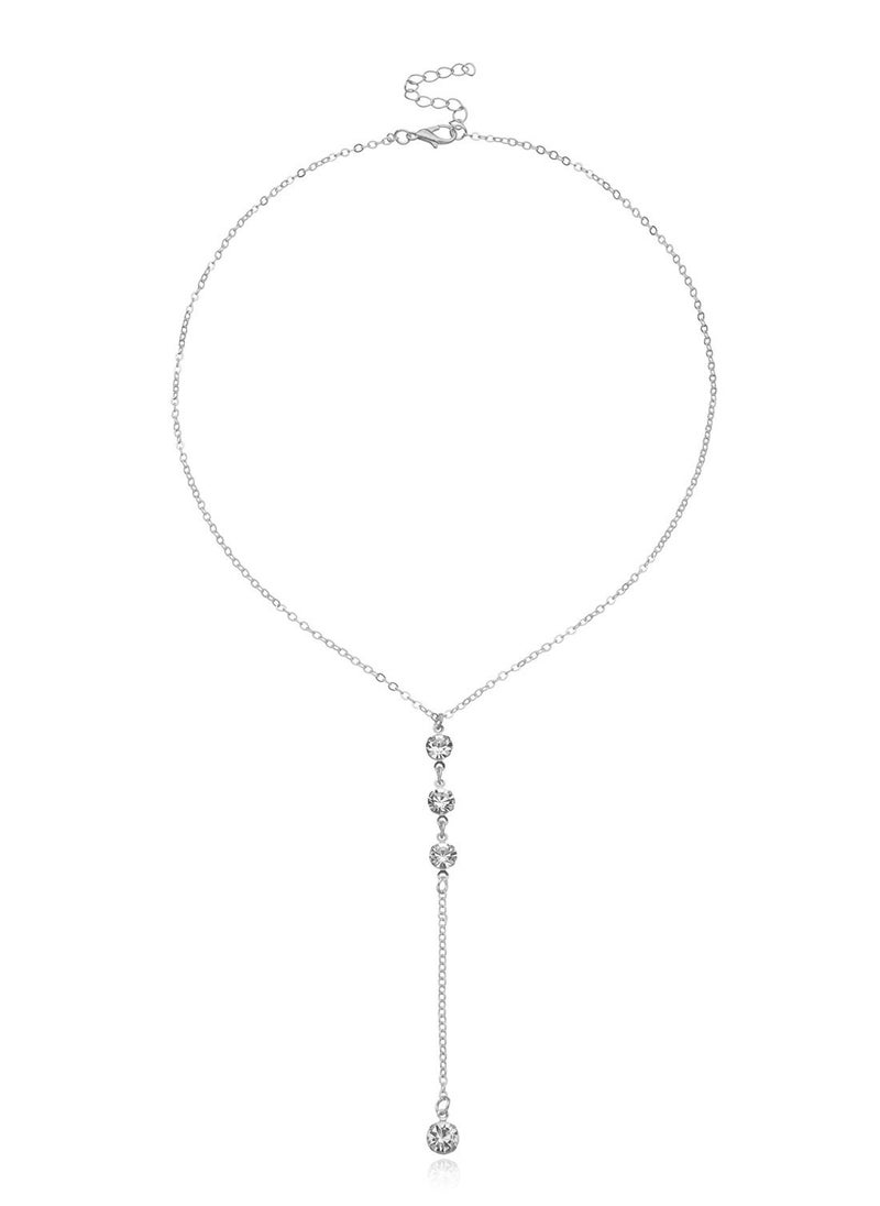 Generic Fashion new Y-shaped necklace clavicle necklace women's necklace diamond pendant exquisite fashion jewelry  - Image 4