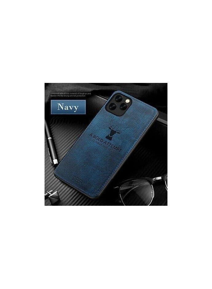 ELMO3EZZ Redmi 12C Digital Luxury Soft Texture Patterned TPU Cloth Case, Dirt-Resistant, Anti-Shock, Anti-Fingerprint, Full Body Protective For Redmi 12C (Blue) - Image 3