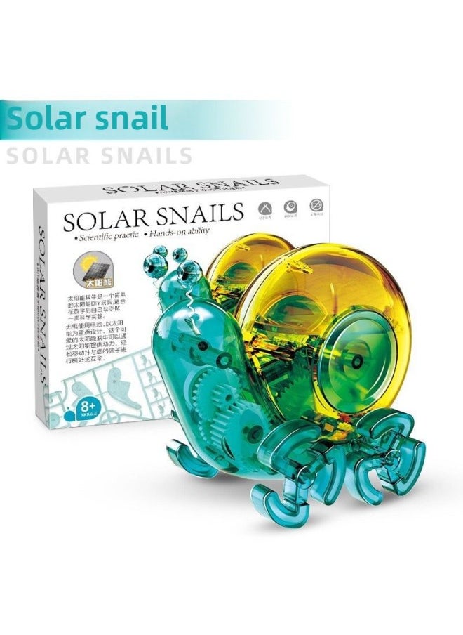 Children's Science And Technology Small Production Science Experiment Steam Science And Education Toy Teaching Organization DIY Solar Small Snail-Color:TXX-033(36PCS)  - Image 1
