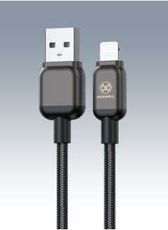 Maxwell Thunder Line Series Cable USB-A Compatible with Lightning ( 1 Meter) Fast Charging Compatible with iPhone 14 Pro Max, 14 Pro, 14 Plus, 13 Pro Max etc.