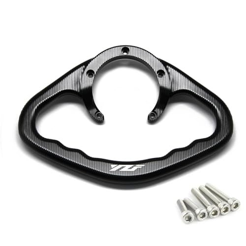 GYMARK Motorcycle Accessories Passenger Hand Grip Fuel Tank Armrest for Yamaha R1 R6 YZF-R25 YZF-R3 YZF1000 Safety Grab Bar (Black) - Image 1
