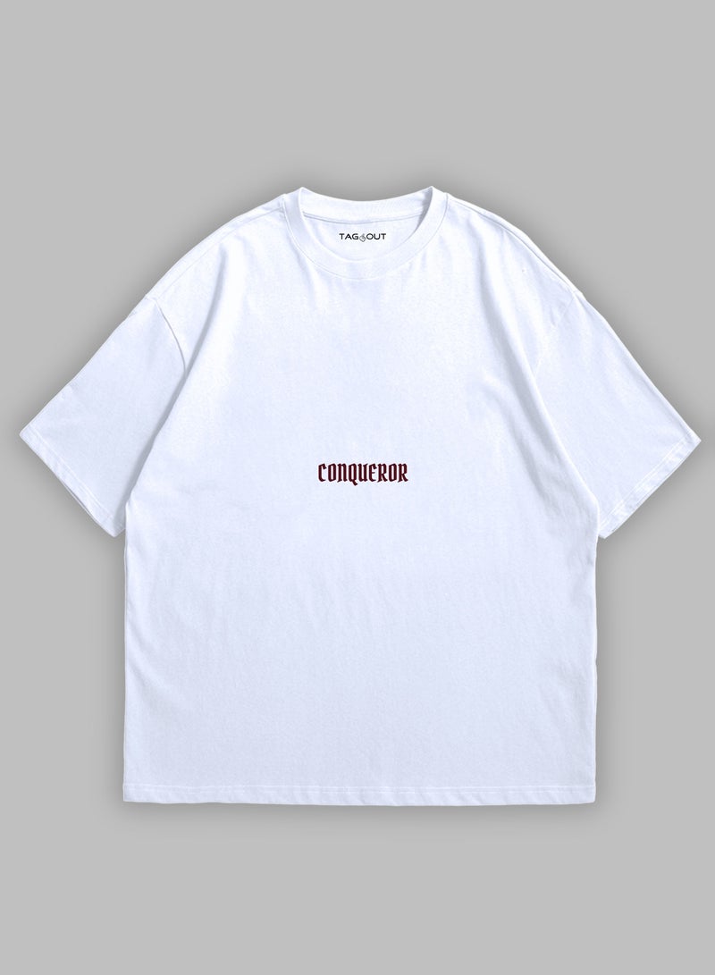 TAG OUT Unisex Summer Oversized Loose T-shirt Drop Shoulder Boxy Fit  - Image 3