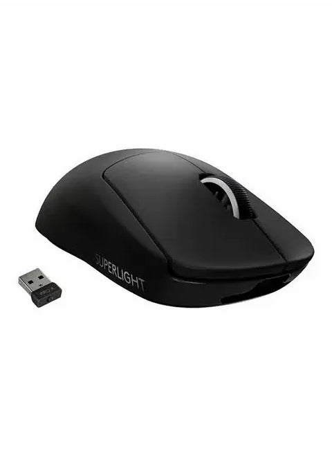 فأرة G Pro X Superlight اللاسلكية، اتصال بتردد 2.4 جيجاهرتز، تسارع 40G، مستشعر Hero 25K بدقة 25600 نقطة لكل بوصة، عمر بطارية 70 ساعة، 5 أزرار، متوافقة مع أنظمة Windows وMac