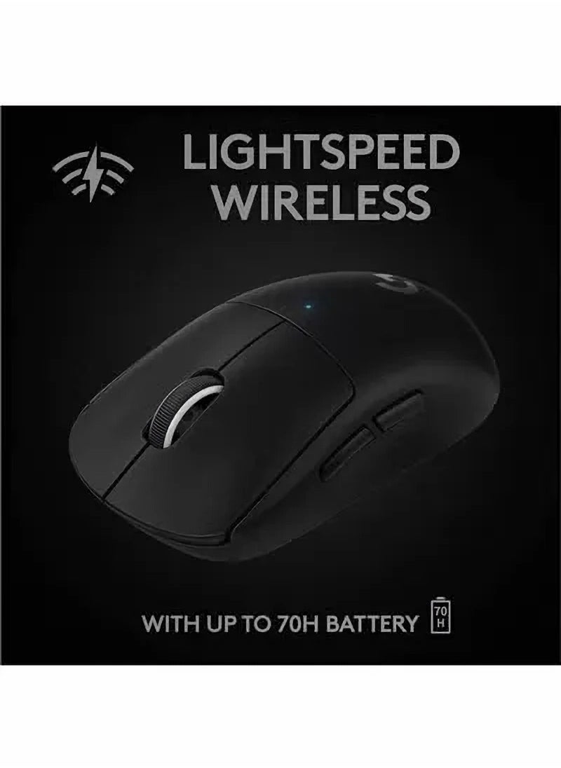 لوجيتيك فأرة G Pro X Superlight اللاسلكية، اتصال بتردد 2.4 جيجاهرتز، تسارع 40G، مستشعر Hero 25K بدقة 25600 نقطة لكل بوصة، عمر بطارية 70 ساعة، 5 أزرار، متوافقة مع أنظمة Windows وMac  - Image 3