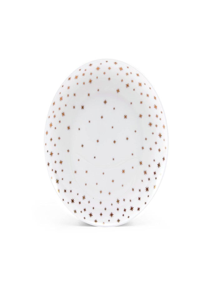 Mikasa Millie Gold Metallic Set of 4 Salad Plates, 9 Inch - Image 2