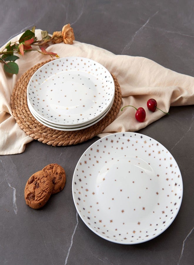 Mikasa Millie Gold Metallic Set of 4 Salad Plates, 9 Inch - Image 5