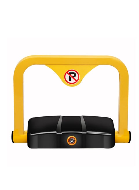 Car automatic remote control parking lock device to prevent others from occupying parking spaces, with collision alarm, including 1 remote control and 1 automatic unlocking sensor