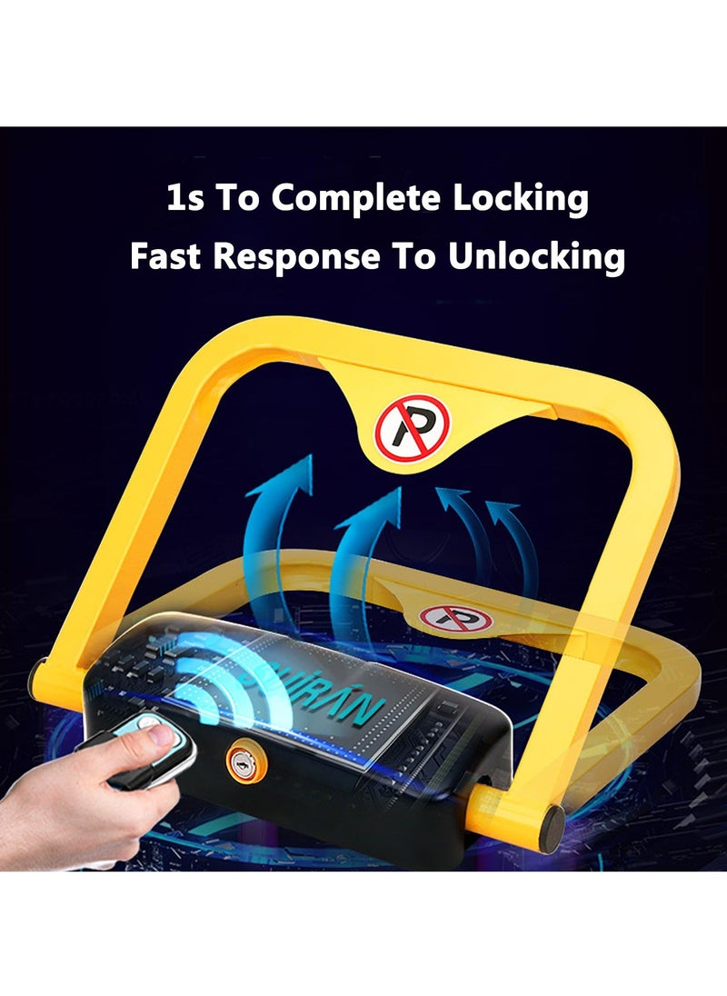 VICTGOAL - Car automatic remote control parking lock device to prevent others from occupying parking spaces, with collision alarm, including 1 remote control and 1 automatic unlocking sensor - Image 1