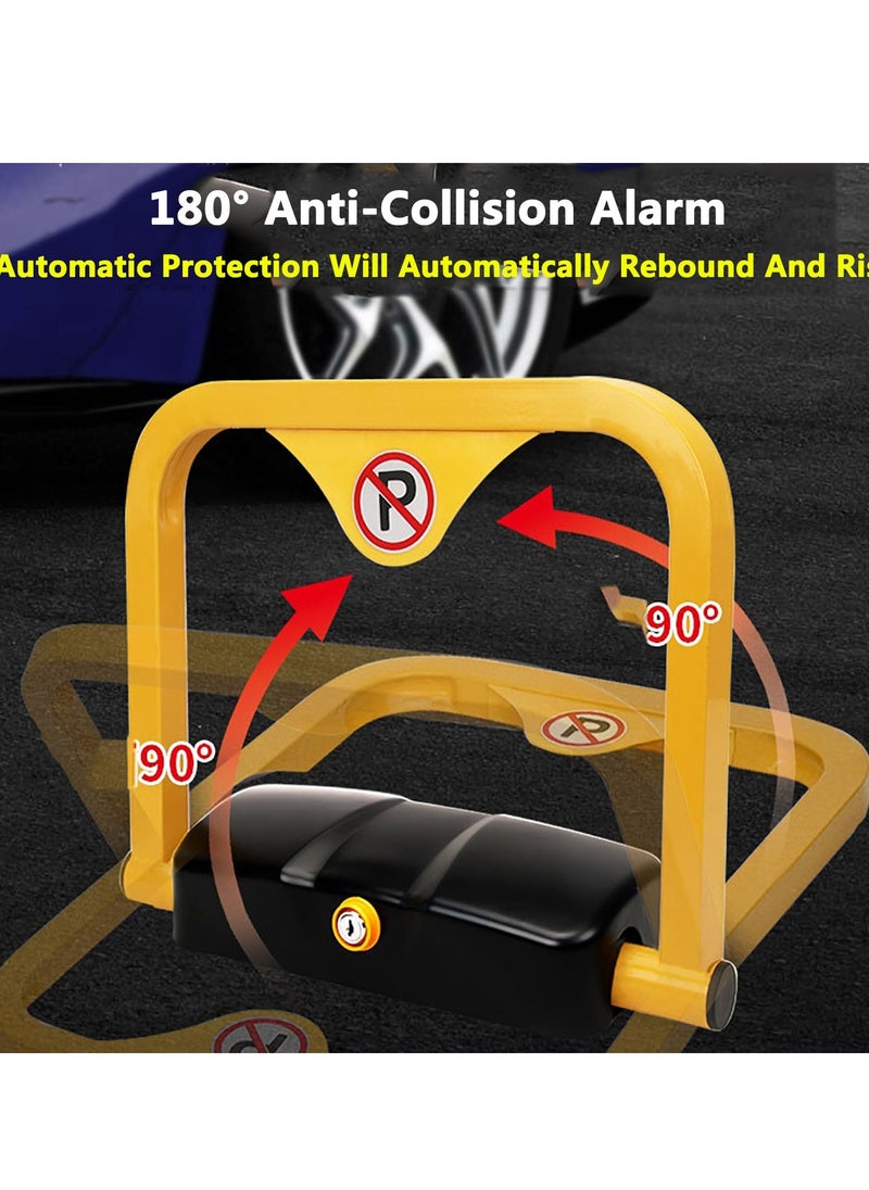 VICTGOAL - Car automatic remote control parking lock device to prevent others from occupying parking spaces, with collision alarm, including 1 remote control and 1 automatic unlocking sensor - Image 1