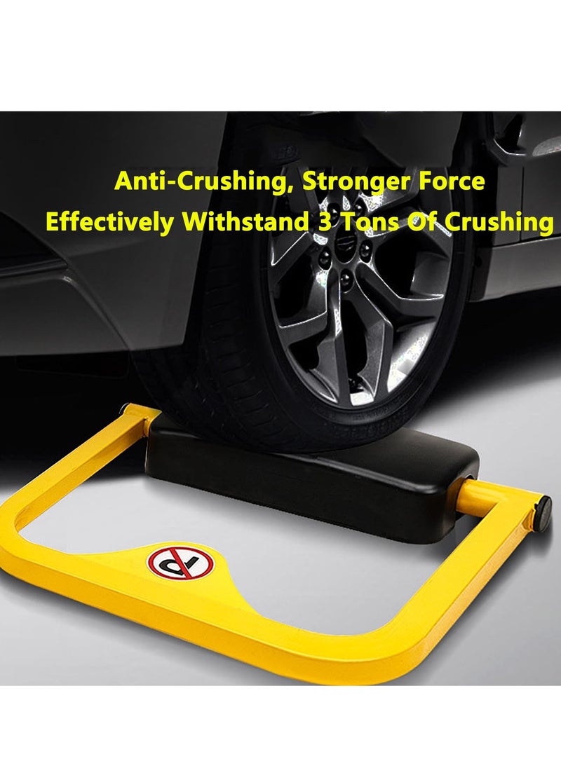 VICTGOAL - Car automatic remote control parking lock device to prevent others from occupying parking spaces, with collision alarm, including 1 remote control and 1 automatic unlocking sensor - Image 1