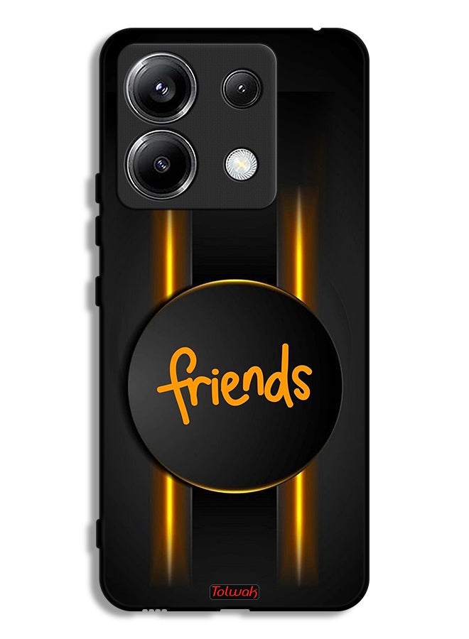 Tolwak Xiaomi Poco X6 5G Protective Case Cover Friends - Image 1