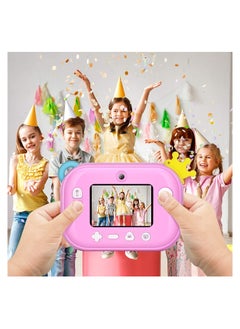 Cutie Cute Wifi Instant Print Camera With 32GB Memory Card Zero Ink Kids Camera with Print Paper Selfie Video Digital Camera With HD 1080P 2.4 Inch IPS Screen Learning Camera For Birthday Christmas  - Image 5