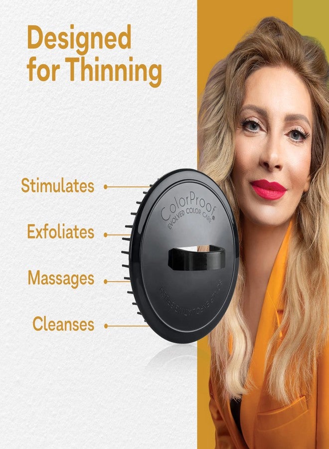 Colorproof Scalp Brush for Thinning Hair, Scalp Exfoliator Brush for Thicker-Looking Hair - Encourages Hair Growth & Removes Buildup - Image 5