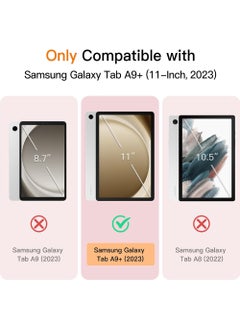 Rock Pow Case for Samsung Galaxy Tab A9+ / A9 Plus 11-Inch 2023 Soft TPU Tri-Fold Stand Protective Tablet Cover Auto Wake/Sleep  - Image 2