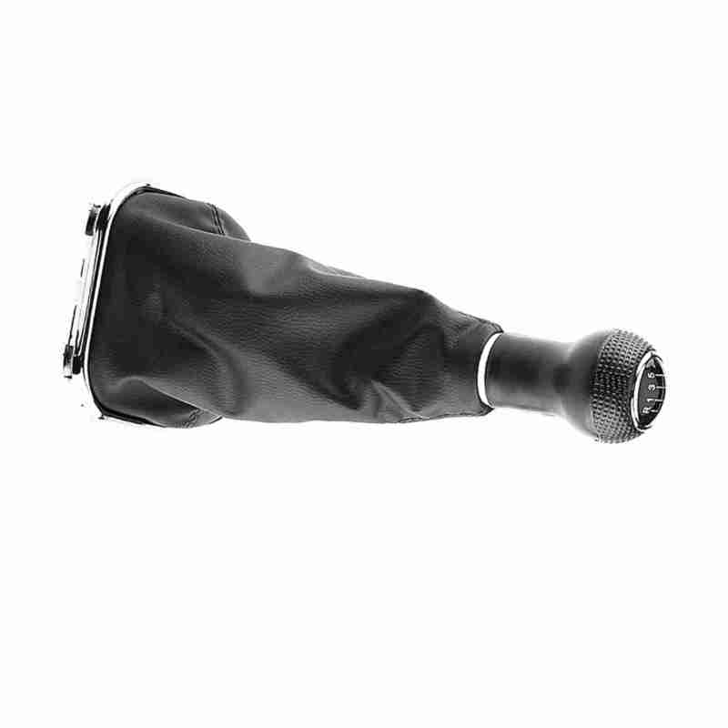 Manual Shift Knob Kit: 1 Set With Synthetic Leather Gaiter & Frame - Chrome Plated Edge Black Cap Comfortable Operation - Direct Fit Easy Installation for Car Interior Upgrade Manual Transmission Part - Image 5