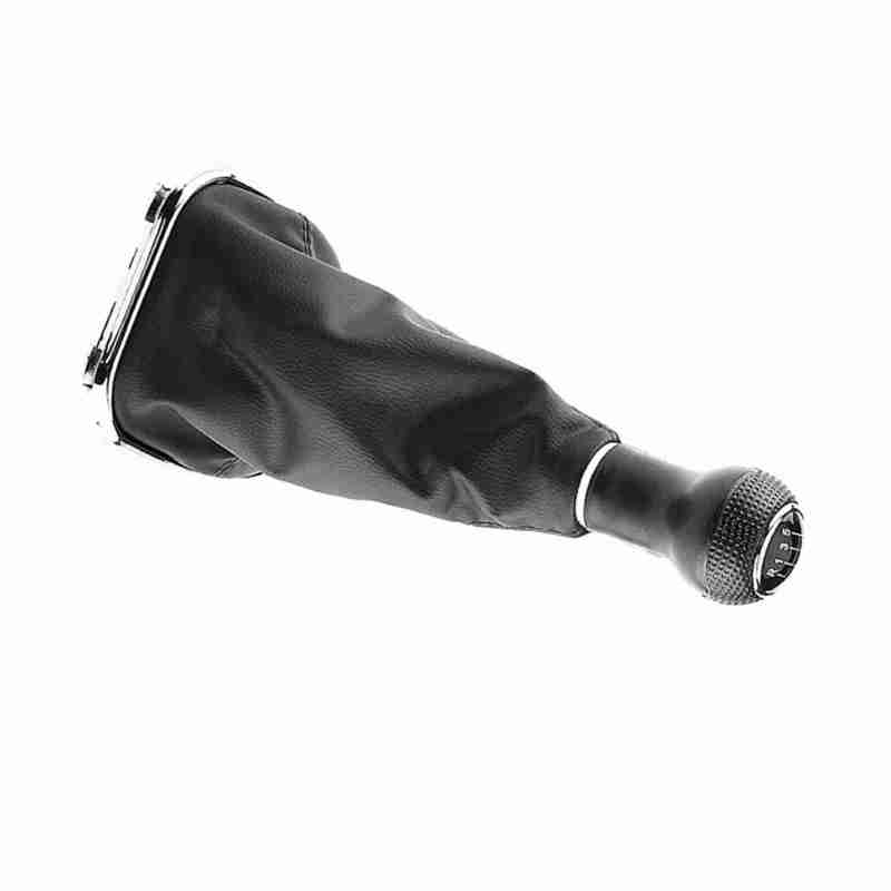 Manual Shift Knob Kit: 1 Set With Synthetic Leather Gaiter & Frame - Chrome Plated Edge Black Cap Comfortable Operation - Direct Fit Easy Installation for Car Interior Upgrade Manual Transmission Part - Image 4