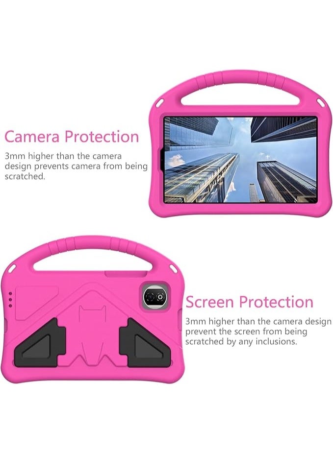 Shockproof Case Compatible with Honor Pad X7 8.7 Inch 2025 Lightweight EVA Kids Friendly Shockproof Protective Cover with Invisible Bracket and Handle - Image 4