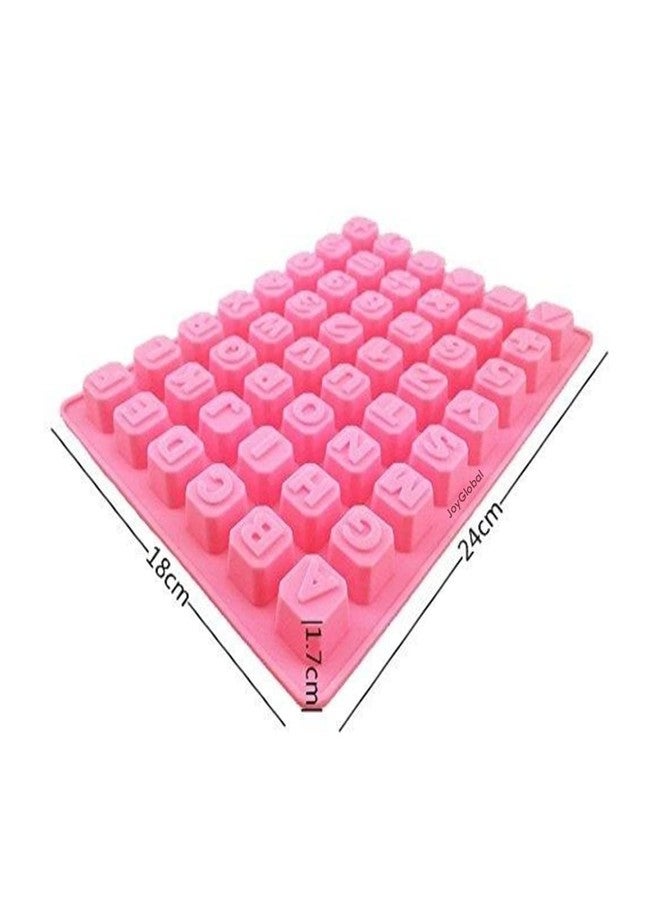 JoyGlobal Silicone 48 Cavity Alphabet Letter Number Math Sign Chocolate Candy Ice Cube Tray Mold (Chocolate Weight : Approx 6 Grams) - Image 5