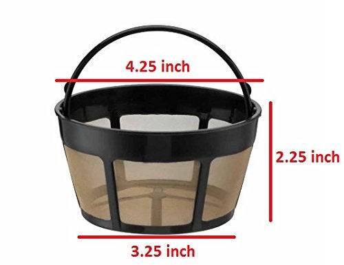 GOLDTONE Reusable 8-12 Cup Basket Coffee Filter fits Hamilton Beach Coffee Makers and Brewers. Replaces your Hamilton Beach Reusable Coffee Filter - BPA Free - Image 2